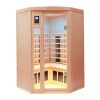 Hemlock pentagonal indoor far infrared sauna room