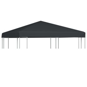 Gazebo Top Cover 1 oz/ft¬≤ 9.8'x9.8' Gray