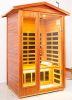 Two person Far infrared Khaya wood outdoor sauna room