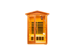 Two person Far infrared Khaya wood outdoor sauna room