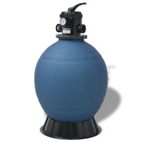 Pool Sand Filter 22 inch Round Blue