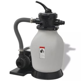 Sand Filter with Pool Pump 0.35 HP 2694 GPH