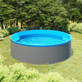 Splasher Pool 137.8"x35.4" Gray