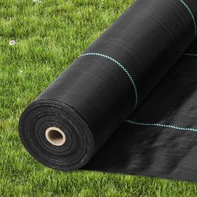 VEVOR Weed Barrier Landscape Fabric, 6*100FT Heavy Duty Garden Weed Fabric, Woven PP Weed Control Fabric, Driveway Fabric