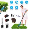 3 In 1 Multifunctional Mini Hedge Trimmer & Grass Shear Electric Cordless Handheld Hedge Trimmer with 90¬∞ Rotatable Head Telescopic Extension Pole Gl