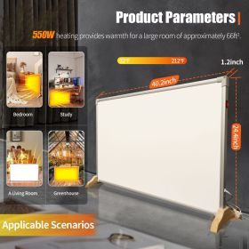 Graphene heated wall heating