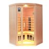 Hemlock pentagonal indoor far infrared sauna room