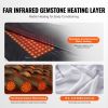 VEVOR Sauna Blanket for Detoxification, Portable Far Infrared Sauna for Home, PU Sauna Bag w/ Therapy Stones & Carbon Fiber Heating