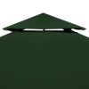 Gazebo Cover Canopy Replacement 1 oz/ft¬≤ Green 9.8'x9.8'