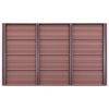 Floor Element for Solar Shower Brown 39.8"x24.8"x2.2" WPC