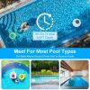 Cordless Robotic Pool Vacuum Cleaner With Self-Parking Auto-Reserve 23¬∞ Climbing 120Mins Runtime Auto Pool Cleaning Robot For Above Ground Pool Under