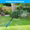 3 In 1 Multifunctional Mini Hedge Trimmer & Grass Shear Electric Cordless Handheld Hedge Trimmer with 90¬∞ Rotatable Head Telescopic Extension Pole Gl