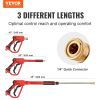 VEVOR High Pressure Washer Gun, 4000 PSI, Power Washer Spay Gun with Replacement Extension Wand, M22-14mm Inlet & 1/4'' Outlet Hose Connector Foam Gun