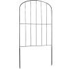 VEVOR Garden Fence, No Dig Fence 24in(H) x11ft(L) Animal Barrier Fence, Underground Decorative Garden Fencing with 2 Inch Spike Spacing