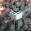 Concrete/Glass Propane/Natural Gas Fire Pit Table (Charcoal)