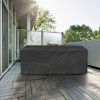 210D Waterproof Outdoor Furniture Cover Windproof Dustproof Patio Furniture Protector Oxford Cloth Garden 83.85x51.96x29.13 inch