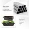 4-Tier Vertical Raised Garden Bed with 4 Containers and Drainage Holes