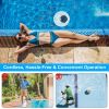 Cordless Robotic Pool Vacuum Cleaner With Self-Parking Auto-Reserve 23¬∞ Climbing 120Mins Runtime Auto Pool Cleaning Robot For Above Ground Pool Under