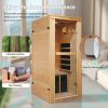 Single person far-infrared sauna room