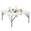 34" Blow Molding Foldable Square Table