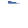 Garden Half Parasol with Pole 70.9"x35.4" Azure Blue