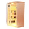 Hemlock pentagonal indoor far infrared sauna room