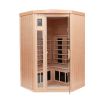 Hemlock pentagonal indoor far infrared sauna room