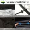 Grill Cover for Outdoor Grill BBQ Grill Cover 58*24*46 inch BBQ Covers Waterproof Heavy Duty Gas Grill Covers for Outside (Black)