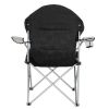 Medium Camping Chair Fishing Chair Folding Chair Black Gray