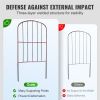 VEVOR Garden Fence, No Dig Fence 24in(H) x11ft(L) Animal Barrier Fence, Underground Decorative Garden Fencing with 2 Inch Spike Spacing