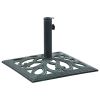 Umbrella Base Green 26.5 lbs 19.3" Cast Iron