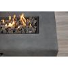 Concrete Propane/Natural Gas Fire Pit Table (Dark )