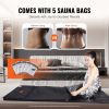 VEVOR Sauna Blanket for Detoxification, Portable Far Infrared Sauna for Home, PU Sauna Bag w/ Therapy Stones & Carbon Fiber Heating