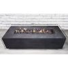 15'' H x 56'' W Concrete Outdoor Fire Pit Table