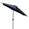 9' Pole Umbrella With Carry Bag, Navy Blue