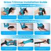 3 In 1 Multifunctional Mini Hedge Trimmer & Grass Shear Electric Cordless Handheld Hedge Trimmer with 90¬∞ Rotatable Head Telescopic Extension Pole Gl