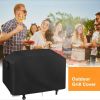 Grill Cover for Outdoor Grill BBQ Grill Cover 58*24*46 inch BBQ Covers Waterproof Heavy Duty Gas Grill Covers for Outside (Black)