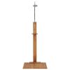 Garden Shower 29.5"x29.5"x82.7" Solid Teak Wood