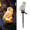 Solar Owl Garden Light Owl Solar Lamp Parrot Lawn Light Solar Lights Outdoor Solar Light Animal Pixie Lawn Lamp Waterproof Decor