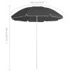 Garden Parasol with Steel Pole Anthracite 70.9"